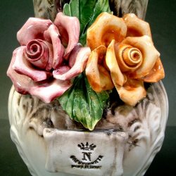 画像5: 陶花付き花瓶