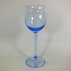 画像1: 赤ワイングラス（ブルー）