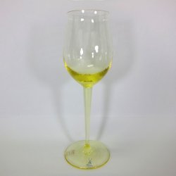 画像1: 白ワイングラス（イエロー）