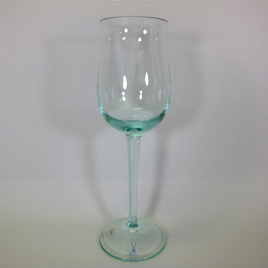画像1: 白ワイングラス（グリーン）